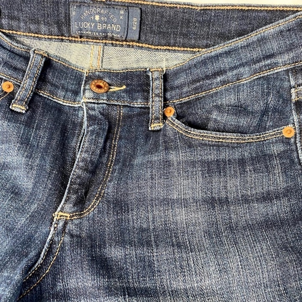 Lucky Brand Women’s Sweet Crop Jeans Size 6/28 - Picture 2 of 10